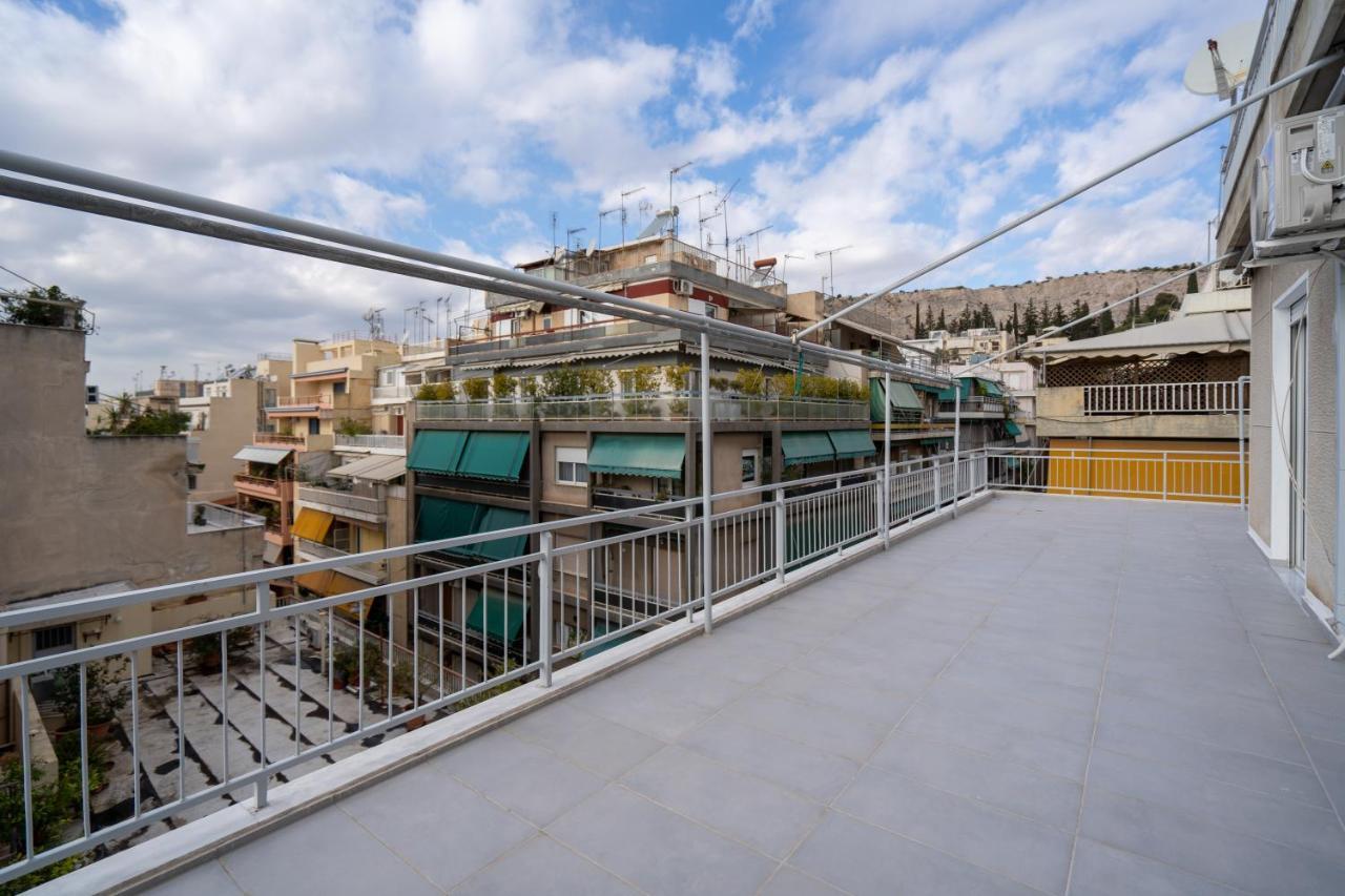 Athens Hideout Apt, Big Rooftop With City View Apartment Exterior photo