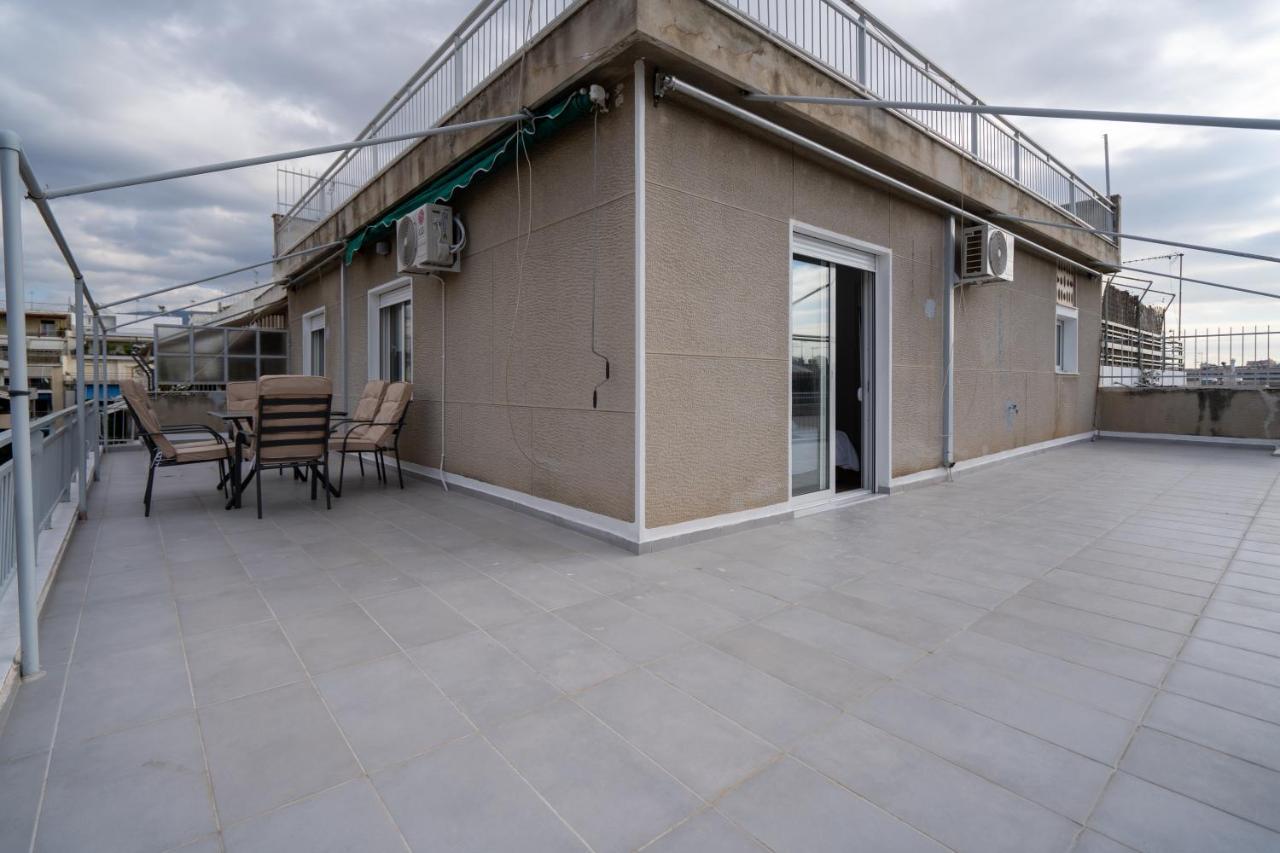 Athens Hideout Apt, Big Rooftop With City View Apartment Exterior photo
