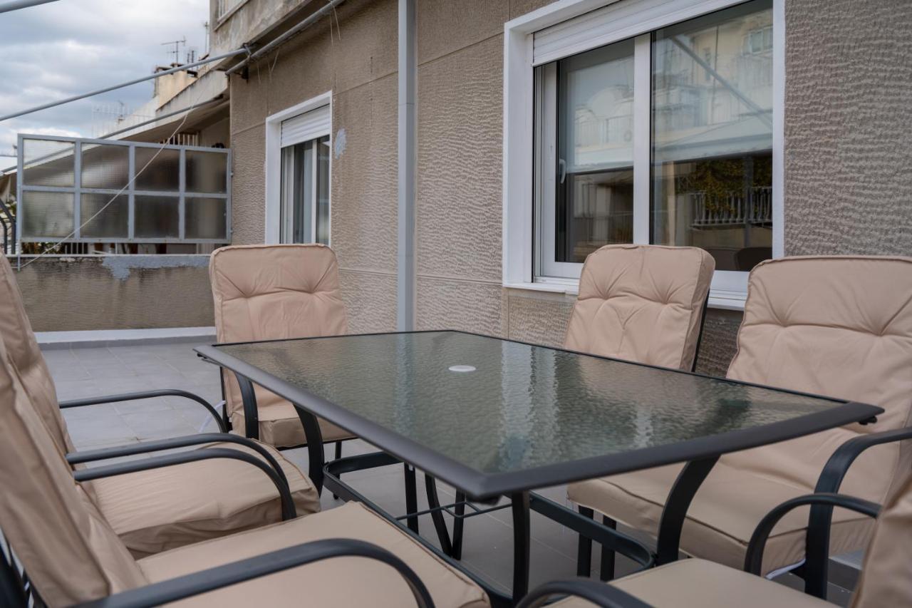 Athens Hideout Apt, Big Rooftop With City View Apartment Exterior photo