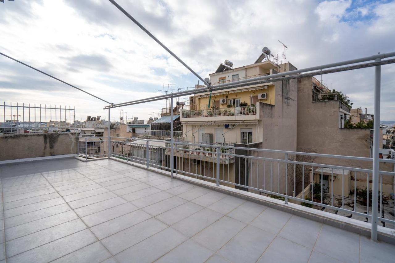 Athens Hideout Apt, Big Rooftop With City View Apartment Exterior photo